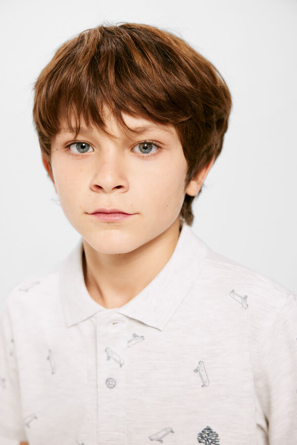 Springfield Kids Polo skate menino cinzento