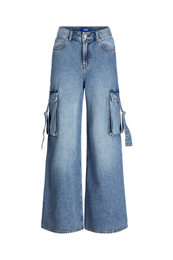 Jack & Jones Jeans Wide Leg Cargo azul