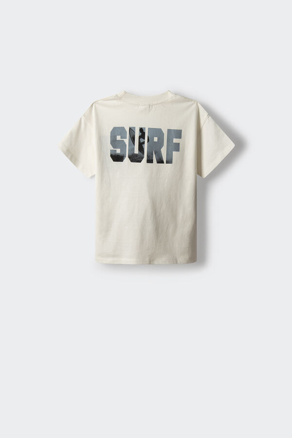 Springfield Kids Camiseta de surf para menino bege