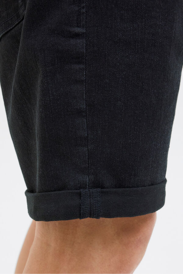 Jack & Jones Bermuda denim regular fit preto