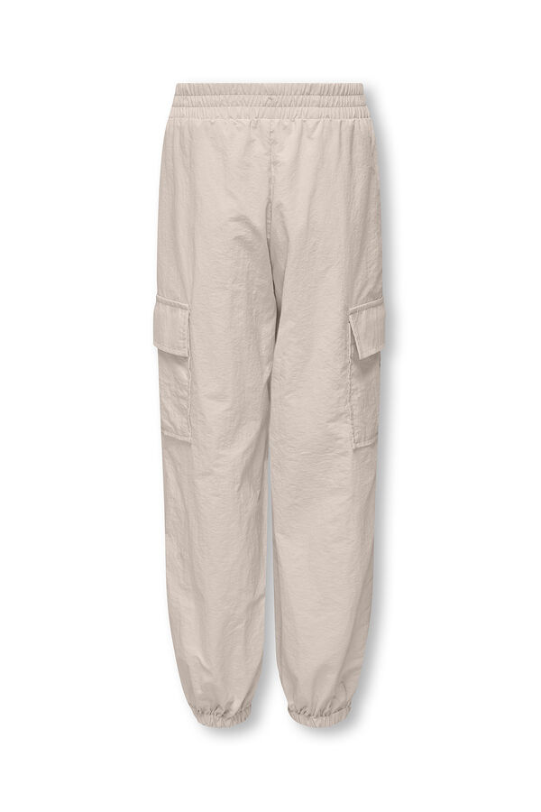 Only Girls Pantal&oacute;n parachute cargo ni&ntilde;a gris