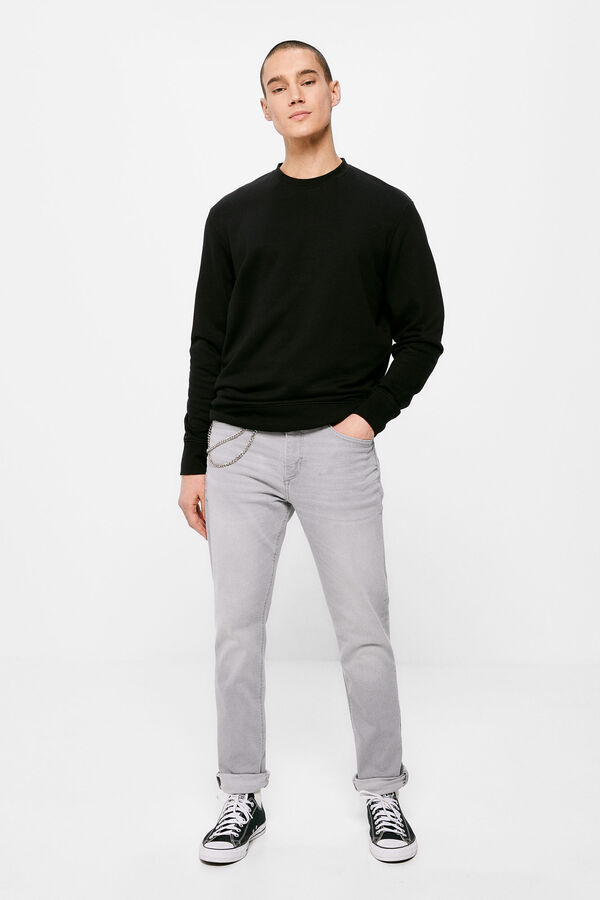 Springfield Jeans slim leves cinzento-lavado claro cinzento