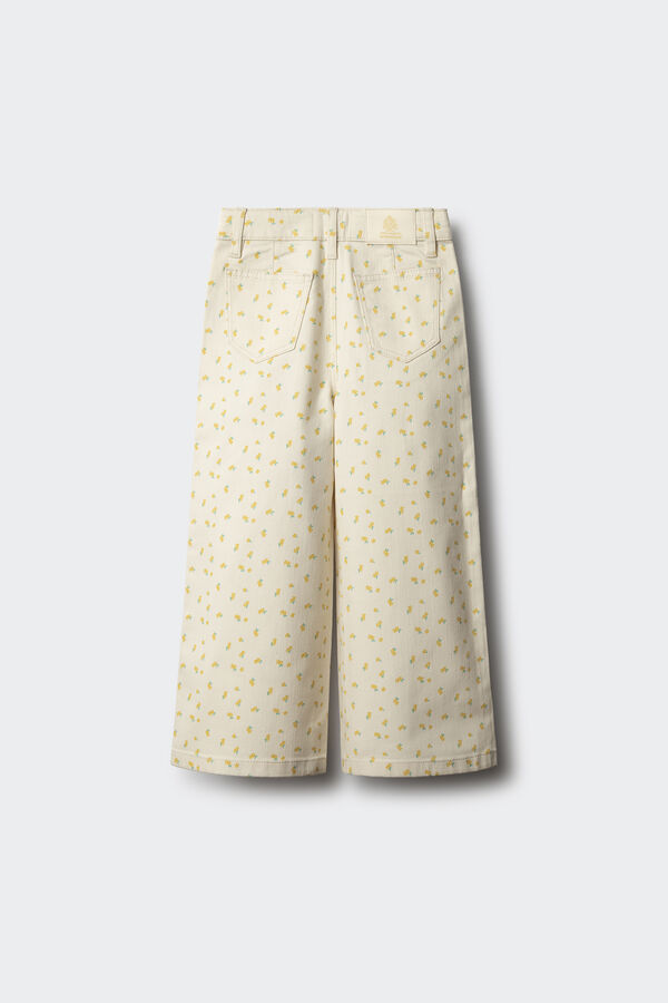 Springfield Kids Pantalon Culotte Estampado ni&ntilde;a blanco