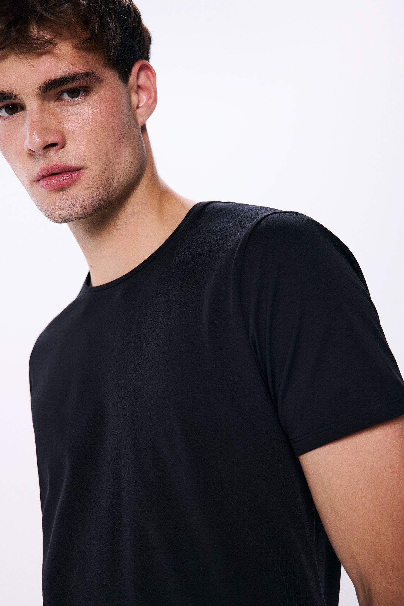 Springfield Camiseta b&aacute;sica algod&oacute;n lycra