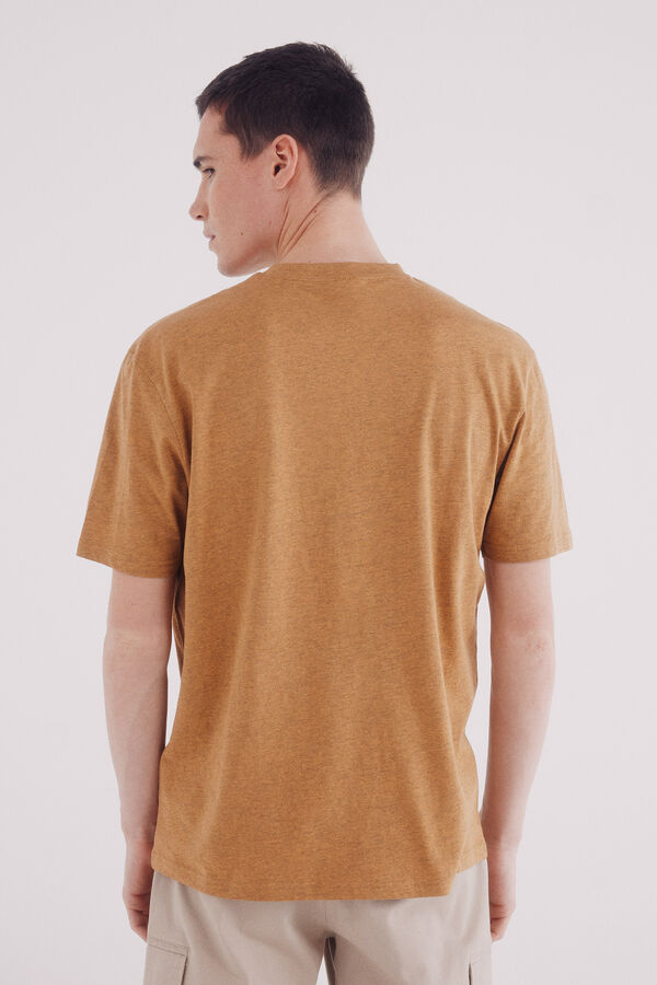 Springfield Camiseta básica melange estampado