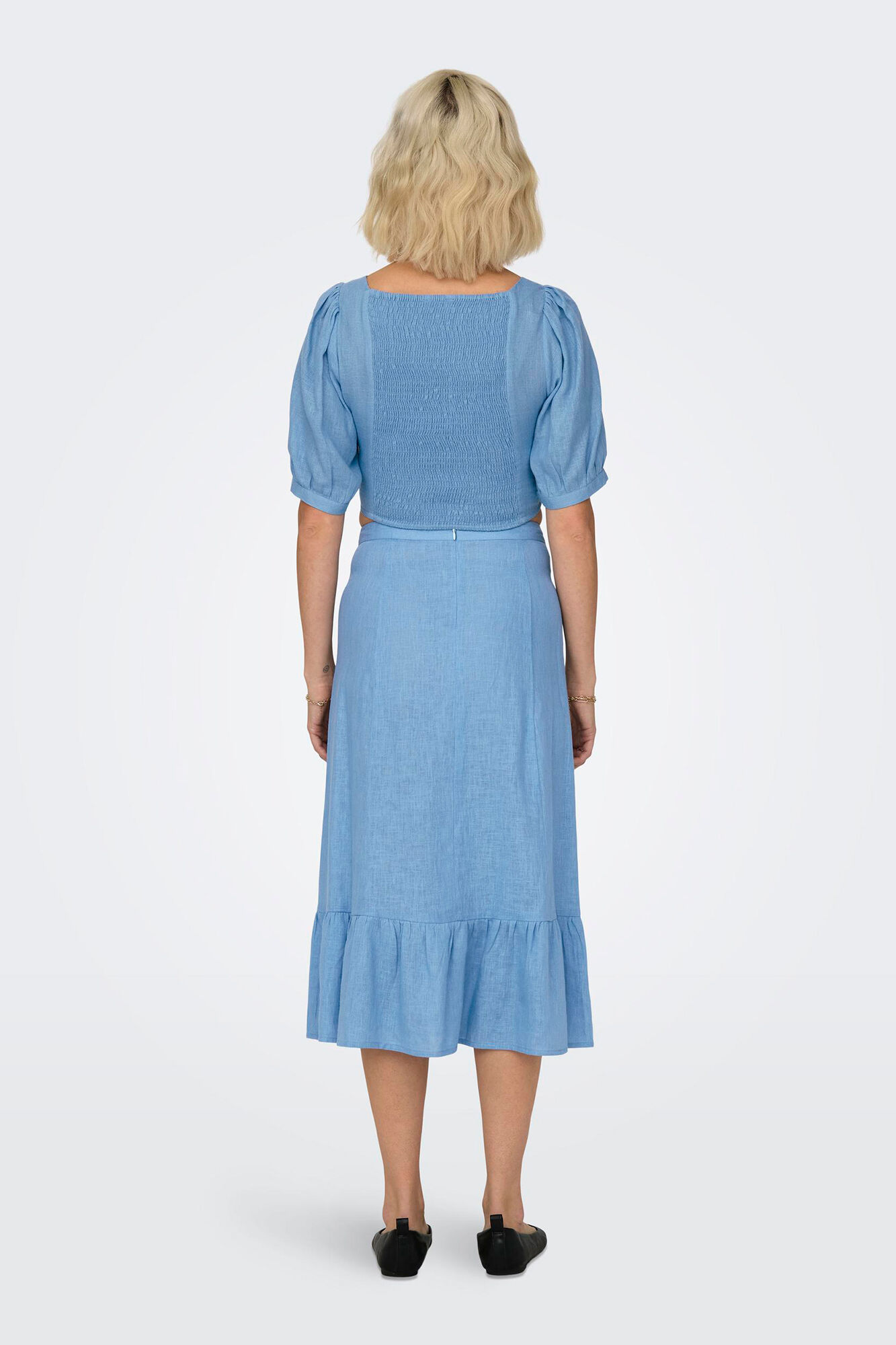 Only Top curto linho 