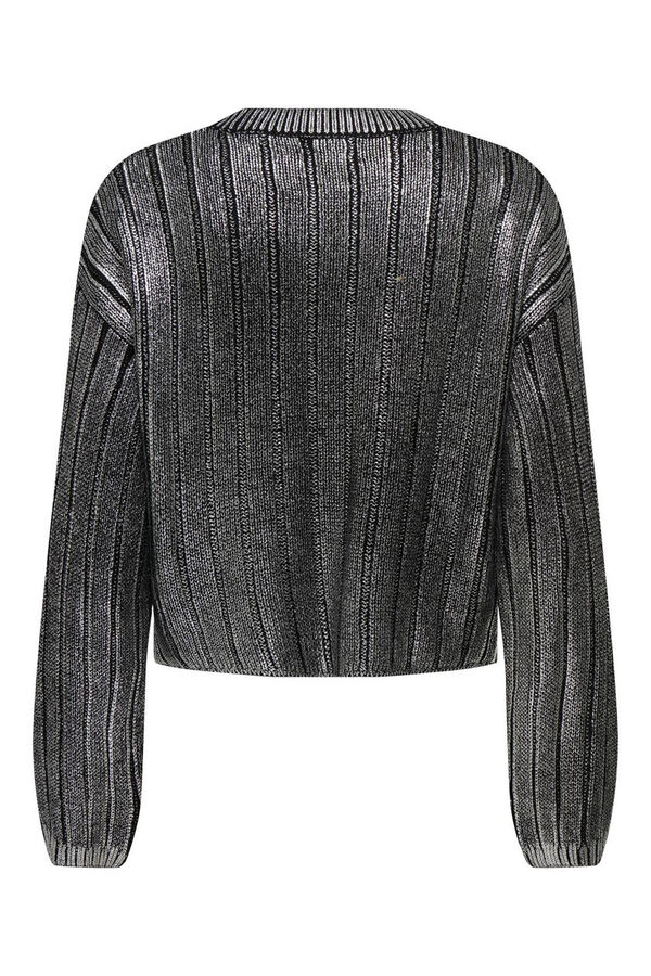 Only Jersey de punto con foil negro