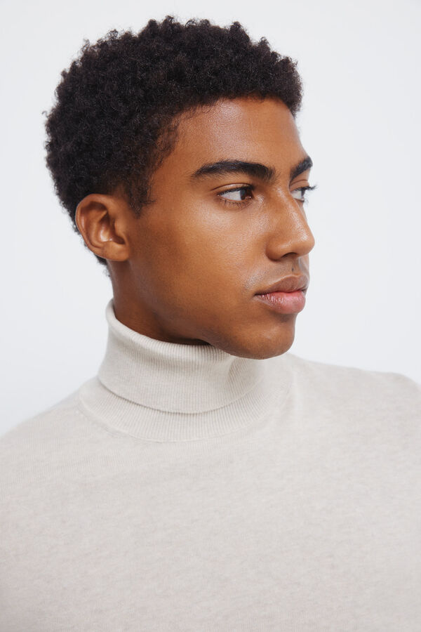 Springfield Jersey b&aacute;sico cuello alto nude