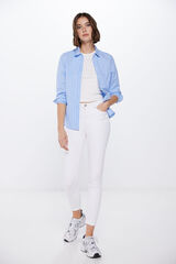 Springfield Jeans color slim cropped estampado