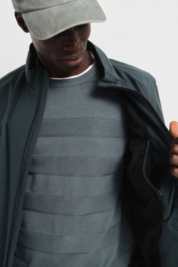 Springfield Casaco t&eacute;cnico azul