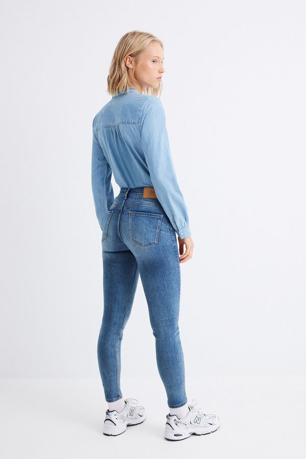 Springfield Jeans push-up azul