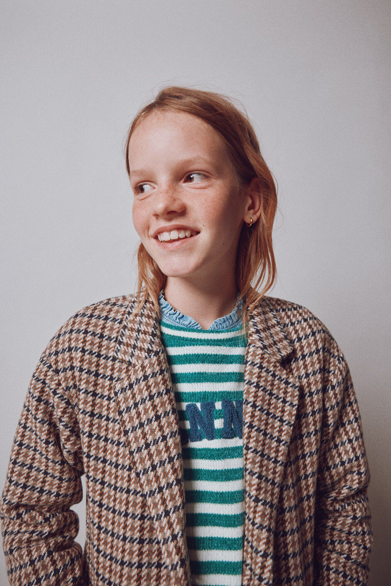 Springfield Kids Sobretudo quadrados menina