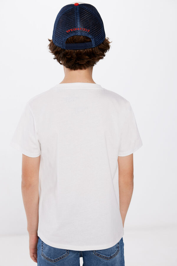 Springfield Kids T-shirt Avengers menino bege