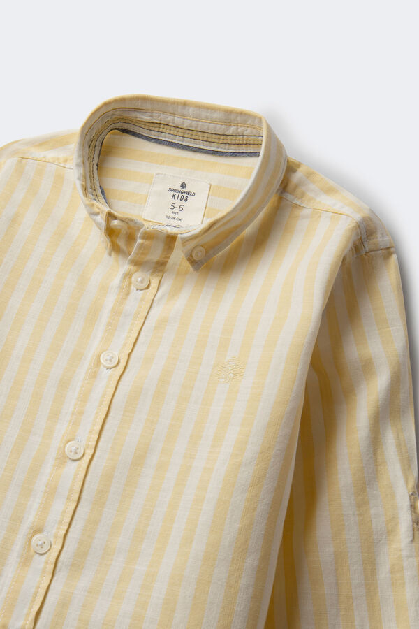 Springfield Kids Camisa Rayas ni&ntilde;o amarillo
