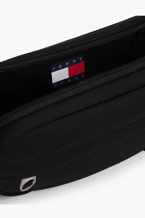 Tommy Jeans Bolsa de cintura Tommy Jeans com logo da bandeira preto