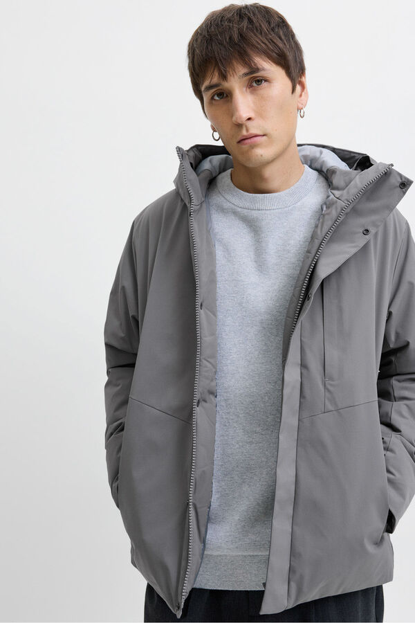 Jack & Jones Casaco imperme&aacute;vel cinzento