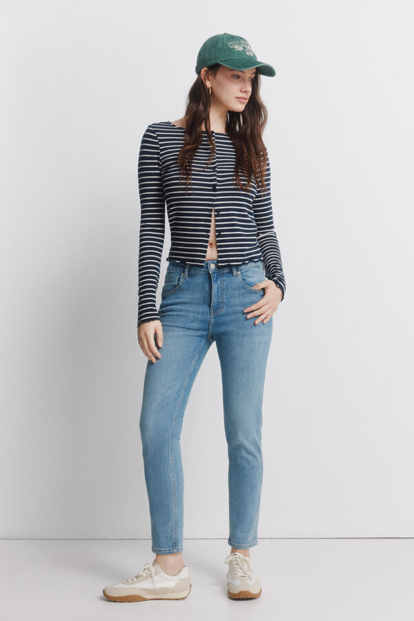 Springfield Cal&ccedil;as jeans push-up azul