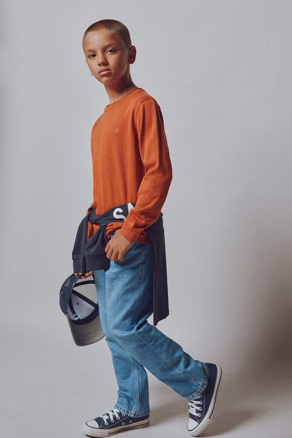 Springfield Kids Pantalon denim skater ni&ntilde;o azul