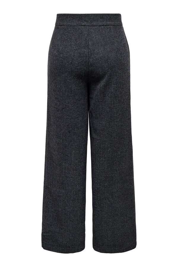 Only Pantal&oacute;n de traje de pa&ntilde;o gris