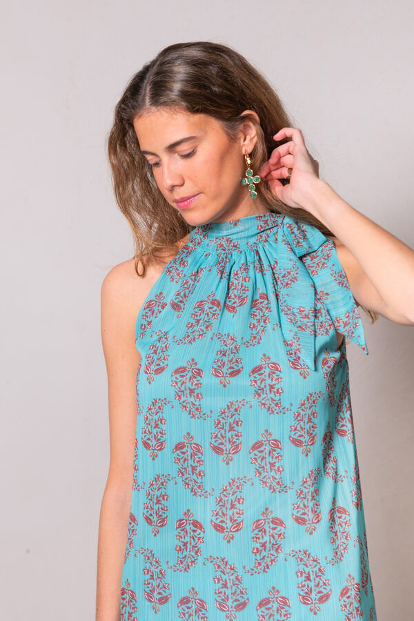 Cul Sac vestido sofia  azul