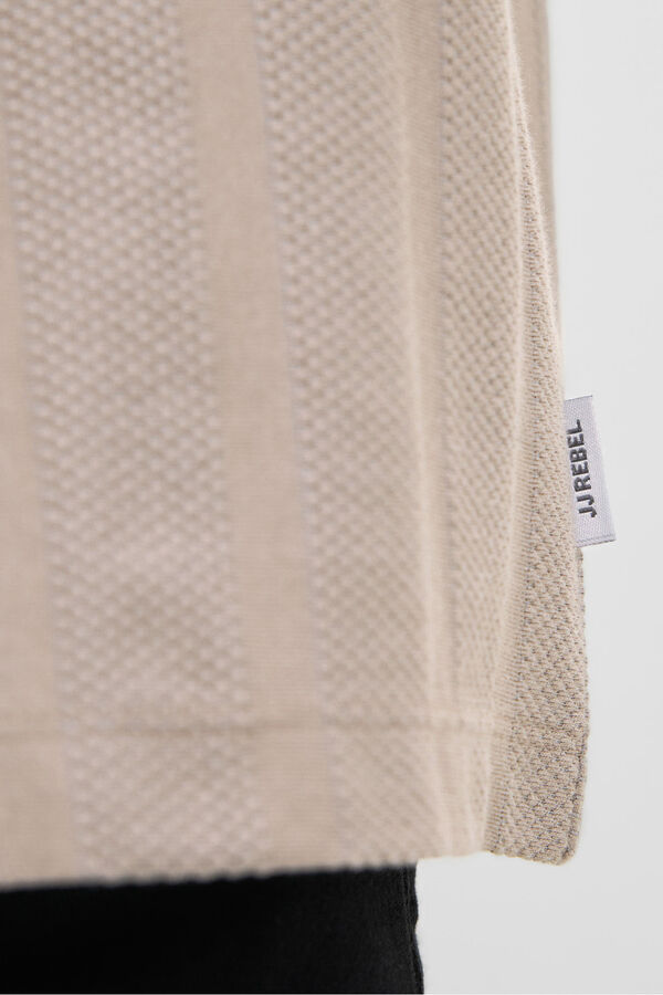 JJ REBEL Polo de manga larga gris