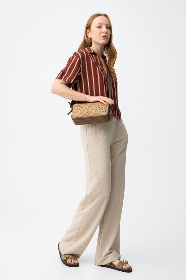 Tiffosi Pantalones anchos beige
