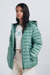 Springfield Kids Jaqueta acolchoada estrela para menina verde