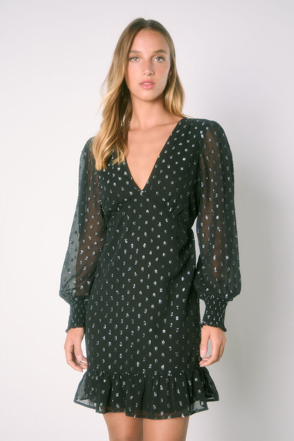 High Spirits Vestido "Marietta" negro