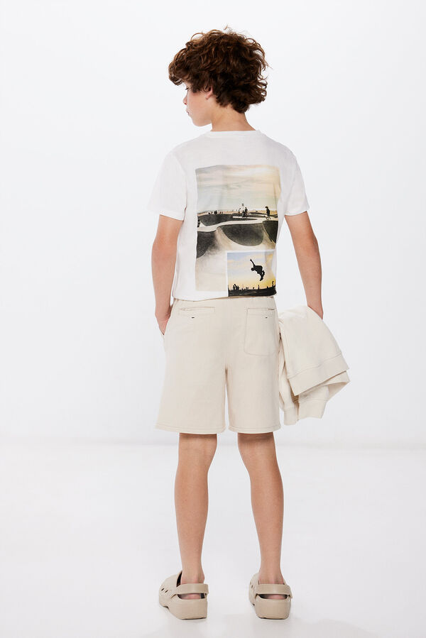 Springfield Kids Bermudas chinesas para menino estampado