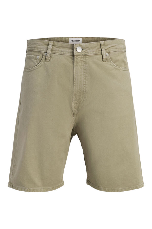 Jack & Jones Bermuda loose de algod&oacute;n kaki