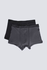 Springfield Pack de 2 boxers em microfibra preto