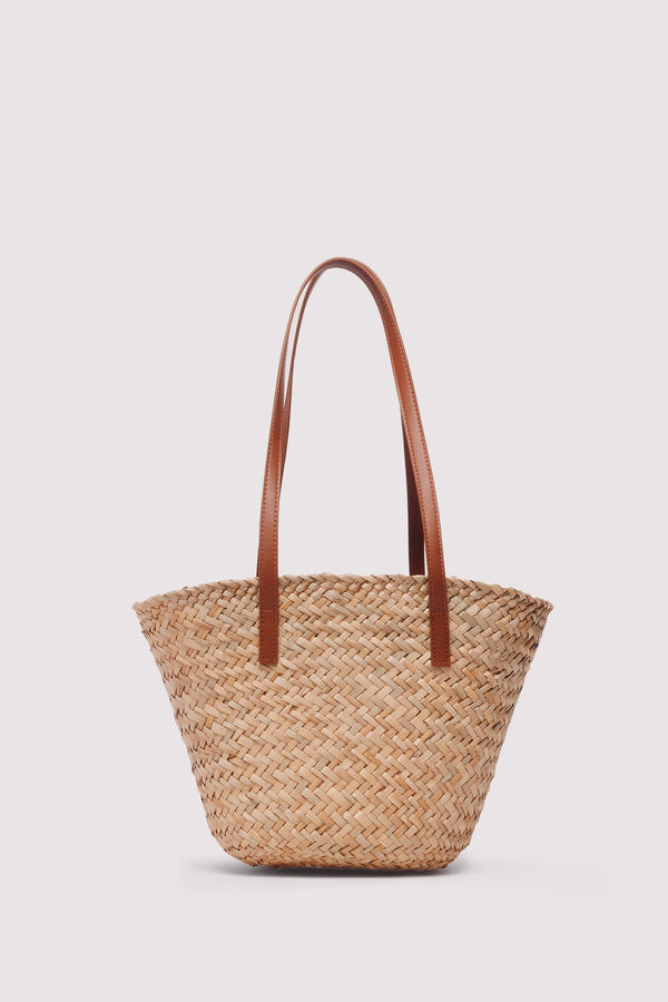 Springfield Bolso cesto asas marr&oacute;n