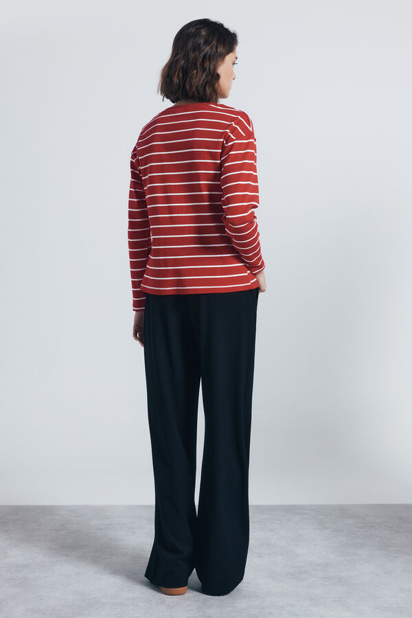 Springfield Pantal&oacute;n jogger ancho negro