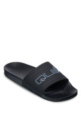Quiksilver Chinelos com tira e logo preto