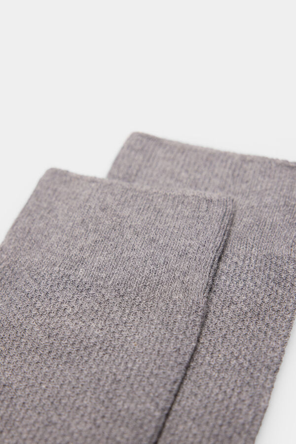 Springfield piqu&eacute; cinzento