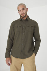 Brave Soul Camisa de manga comprida cinzento