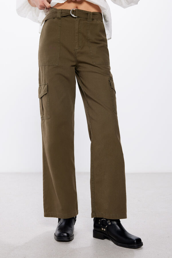 High Spirits Calças Eleven Caqui escuro