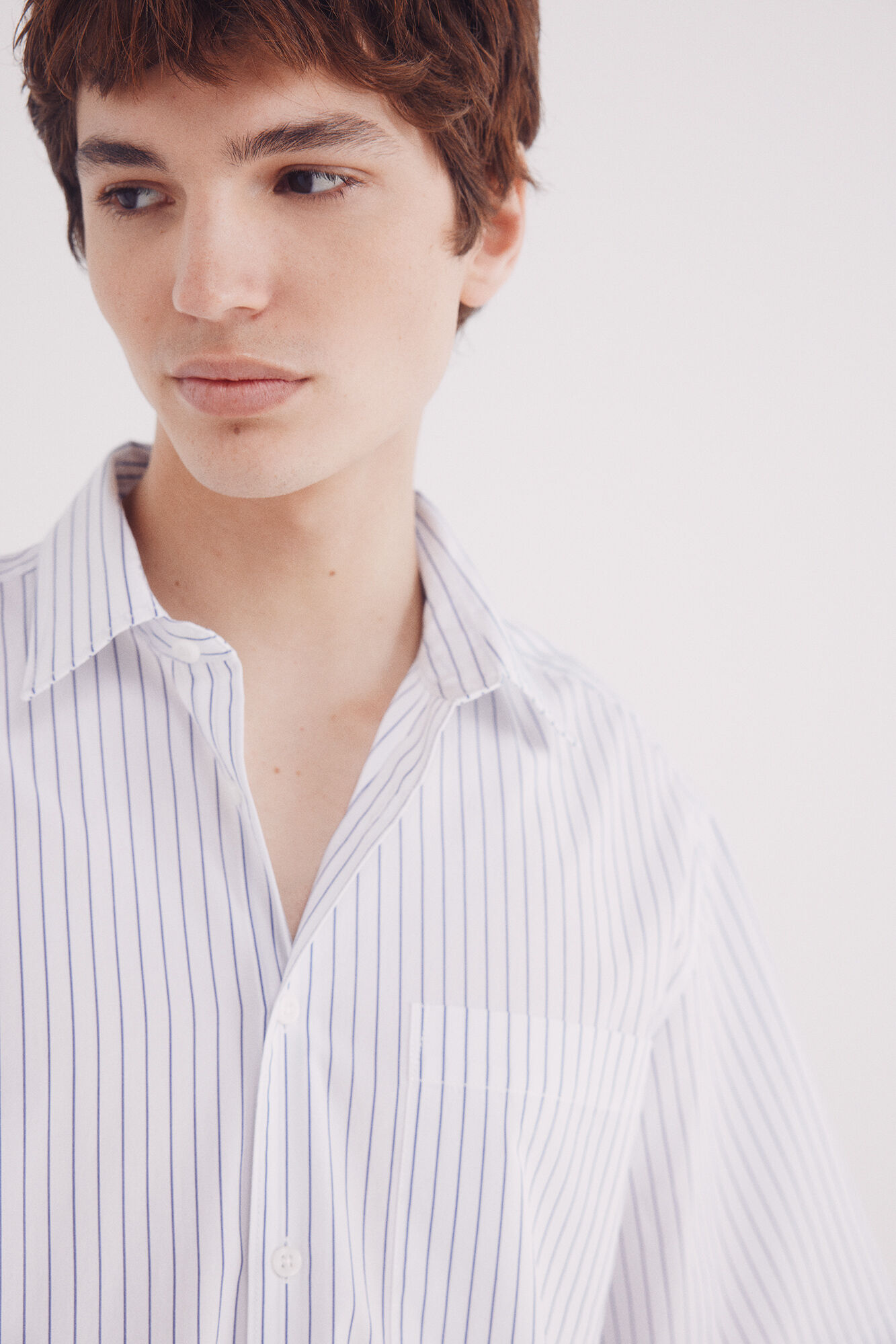 Springfield Camisa manga corta popel&iacute;n rayas