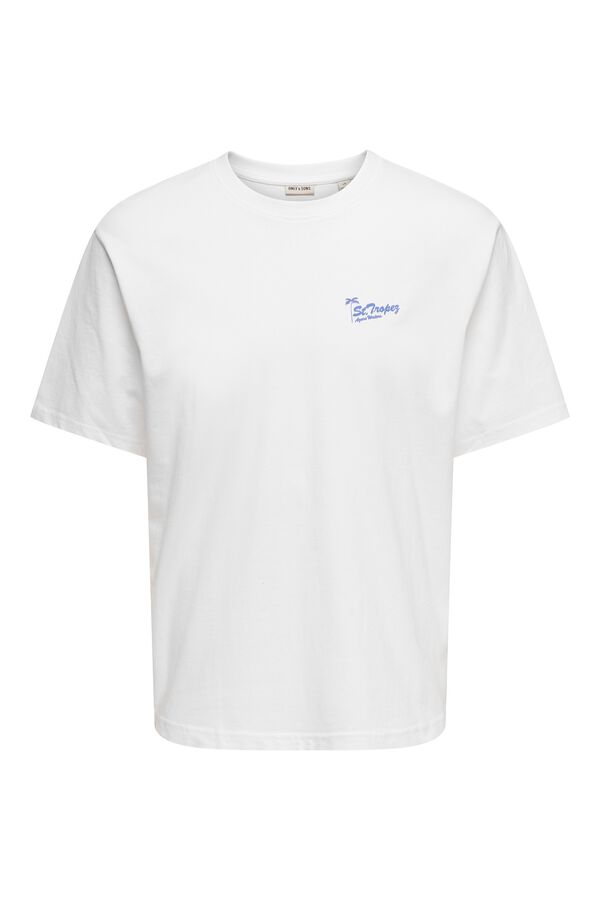 Only & Sons T-shirt de manga curta branco