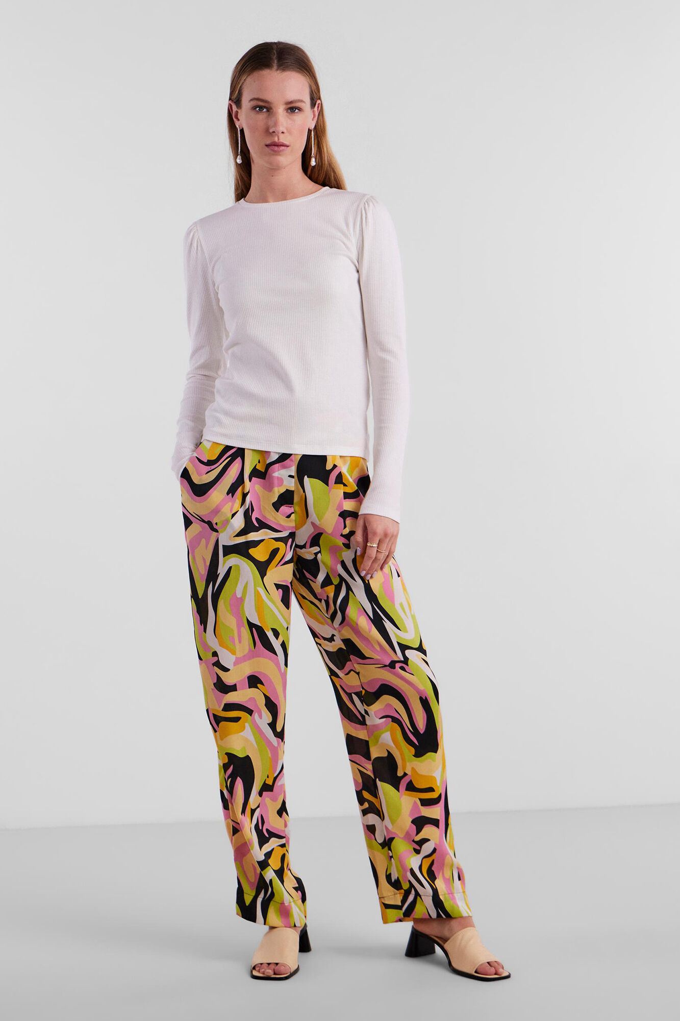 Pieces Top de algod&atilde;o