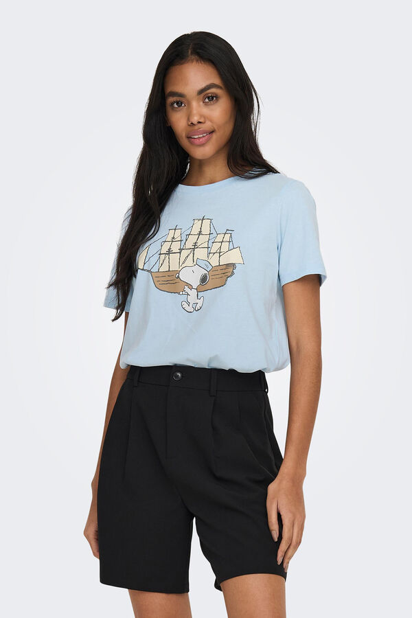 Springfield T-shirt do Snoopy mix azul
