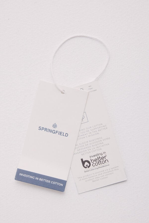 Springfield Camiseta palmeras verde