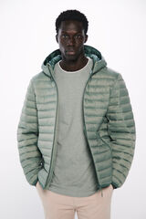 Springfield Chaqueta acolchada capucha verde