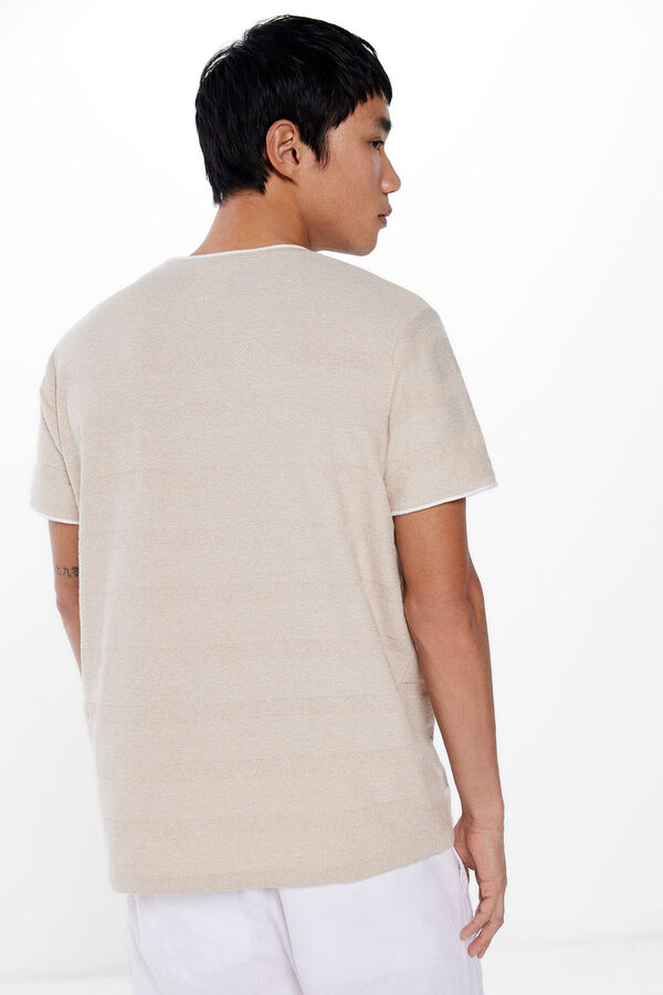 Springfield Camisola manga curta estrutura cru