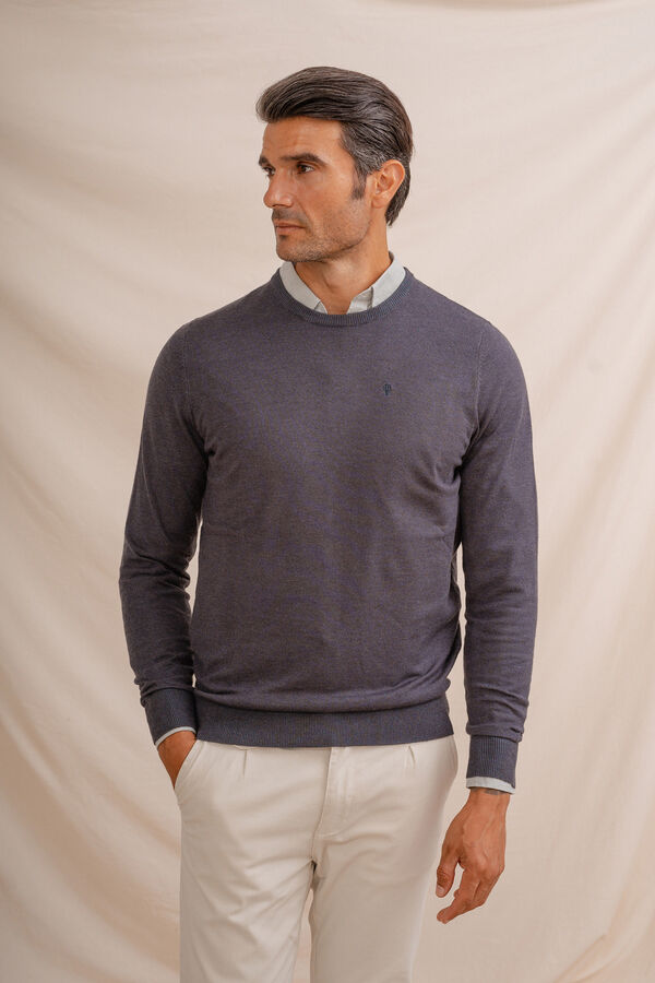 Celopman Jersey B&aacute;sico Cuello Caja azul