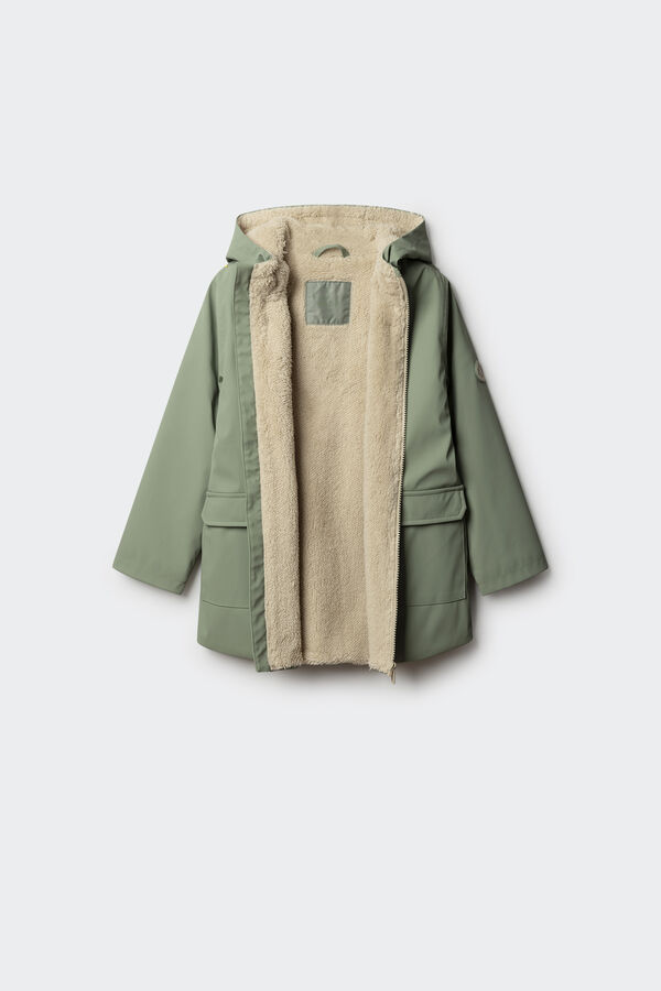 Springfield Kids Jaqueta emborrachada para menina verde