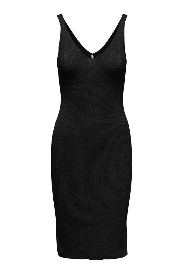 Only Vestido curto de malha preto