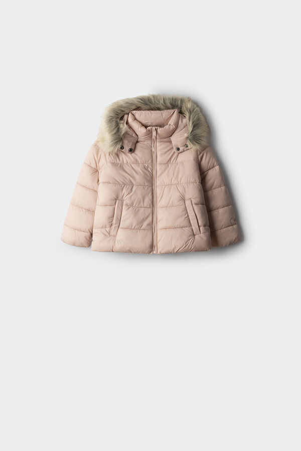 Springfield Kids Casaco acolchoado para menina rosa