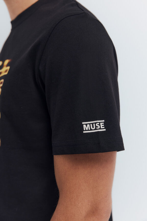 Springfield Camiseta Muse negro