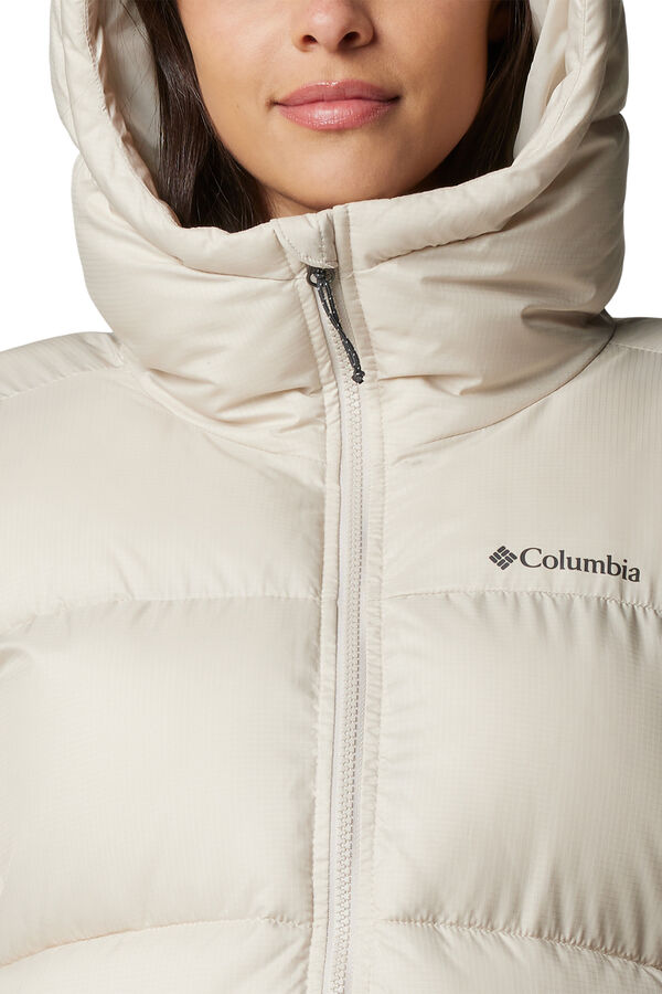 Columbia Jaqueta feminina com capuz e capuz Columbia Puffect&trade; II bege